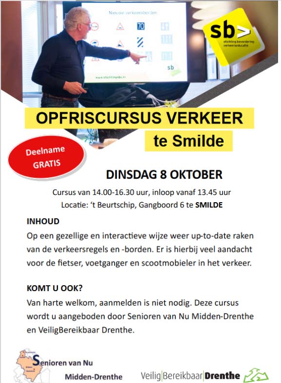 Opfriscursus verkeer Smilde